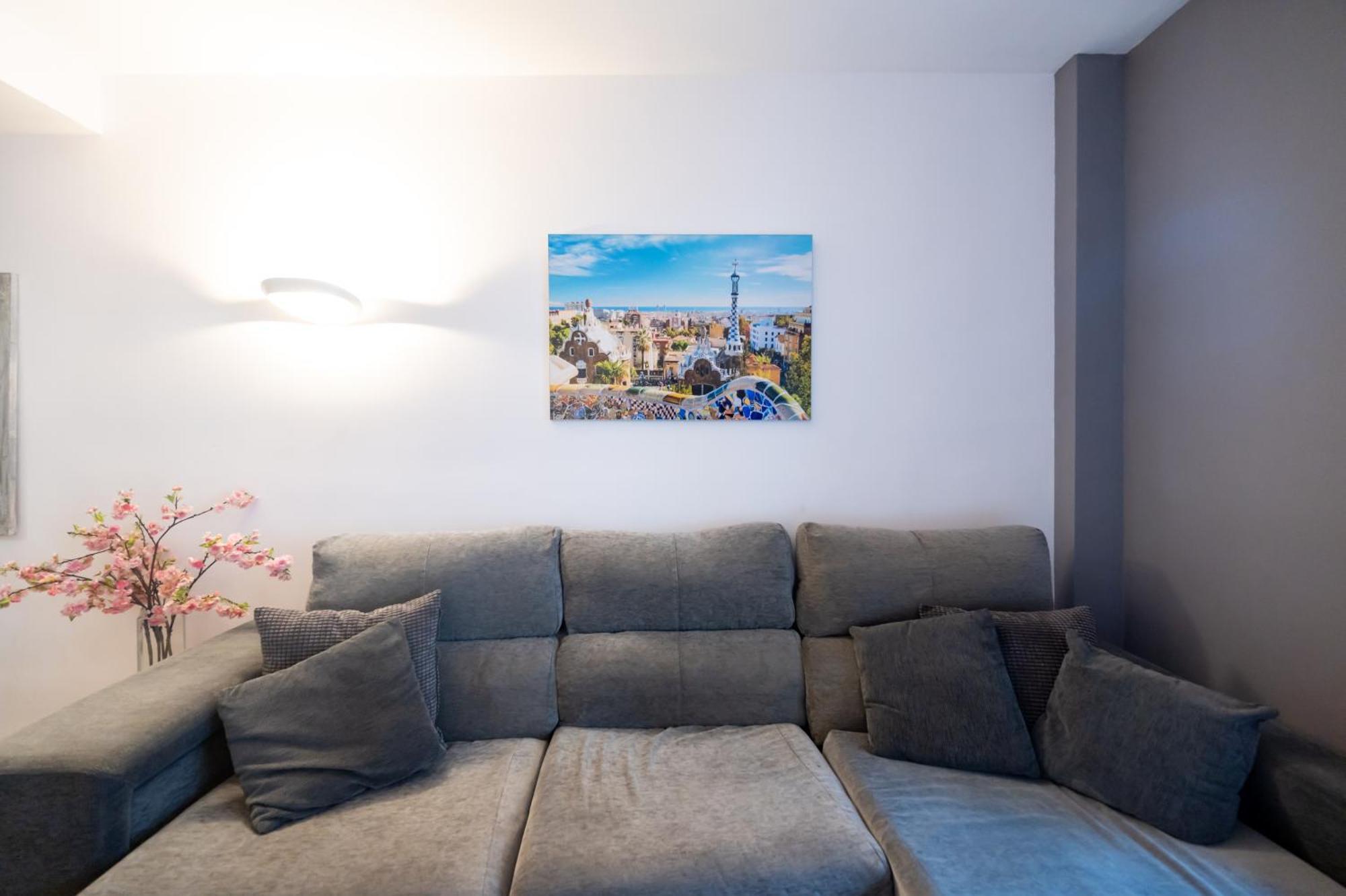 Comfy Downtown + Private Terrace Apartment Barcelona Luaran gambar