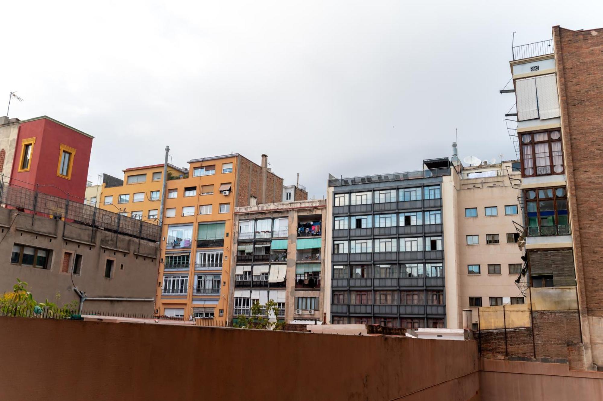 Comfy Downtown + Private Terrace Apartment Barcelona Luaran gambar